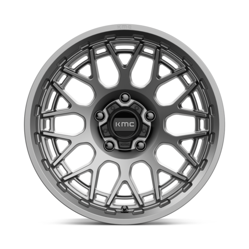 KMC KM722 TECHNIC 18x9 Inch Anthracite Alloy Wheel with 6x139.7 Bolt Pattern and +18 Offset