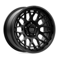 KMC KM722 Technic 18x9 Satin Black Wheel with 6x139.7 Bolt Pattern and 0 Offset