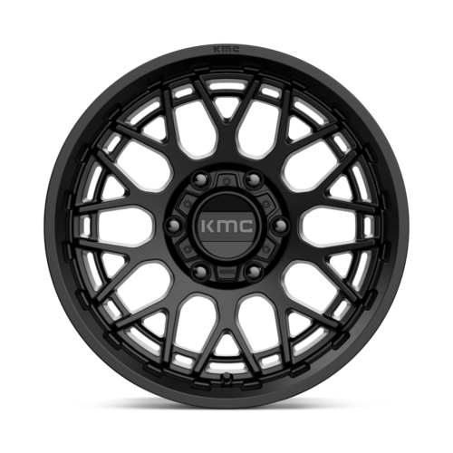 KMC KM722 Technic 17x8.5 Satin Black Wheel with 6x120 Bolt Pattern and 66.90mm Center Bore
