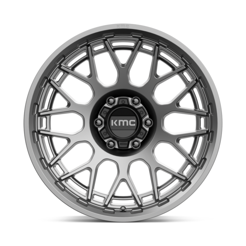 KMC KM722 Technic 20x9 Inch Anthracite Aluminum Wheel with 6x139.7 Bolt Pattern