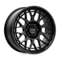 KMC KM722 Technic 20x9 Satin Black Wheel with 6x139.7 Bolt Pattern and 18mm Offset