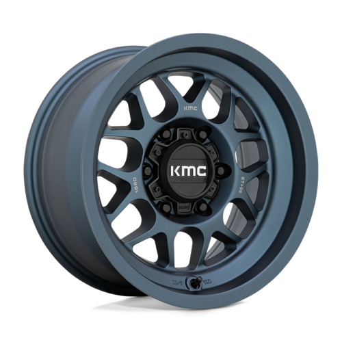 KMC KM725 TERRA 16x8 Inch Alloy Wheel with Metallic Blue Finish and 6x139.7 Bolt Pattern