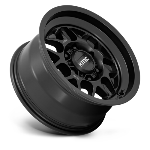 KMC KM725 TERRA Satin Black 16x8 Wheel with 6x139.7 Bolt Pattern and 0 Offset