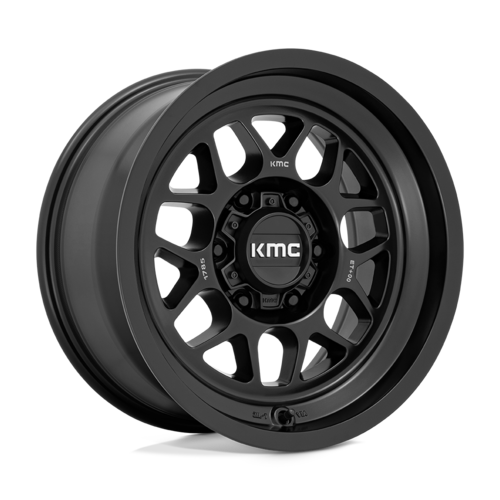KMC KM725 TERRA Satin Black 17x9 Inch Wheel with 5x127 Bolt Pattern and -38 Offset
