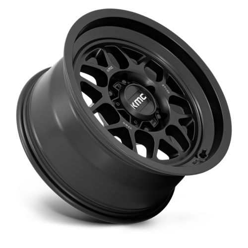 KMC KM725 TERRA 17x8.5 Satin Black Alloy Wheel with 6x139.7 Bolt Pattern and 106.10 Center Bore