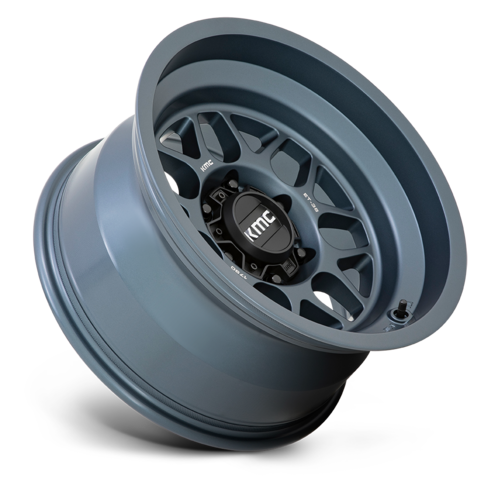 KMC KM725 TERRA 17x9 Metallic Blue Off-Road Wheel with 6x139.7 Bolt Pattern and -38 Offset
