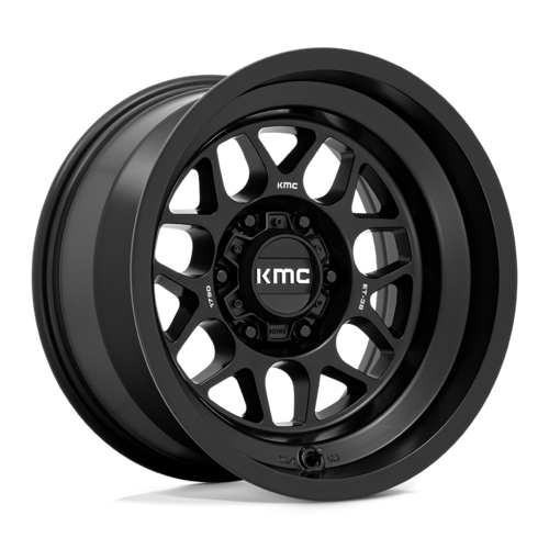 KMC KM725 TERRA Satin Black 17x9 Wheel with 6x139.7 Bolt Pattern and -38 Offset