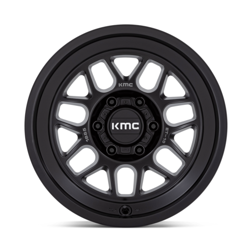 KMC KM725 TERRA Satin Black 18x8.5 Wheel with -10 Offset and 6x139.7 Bolt Pattern