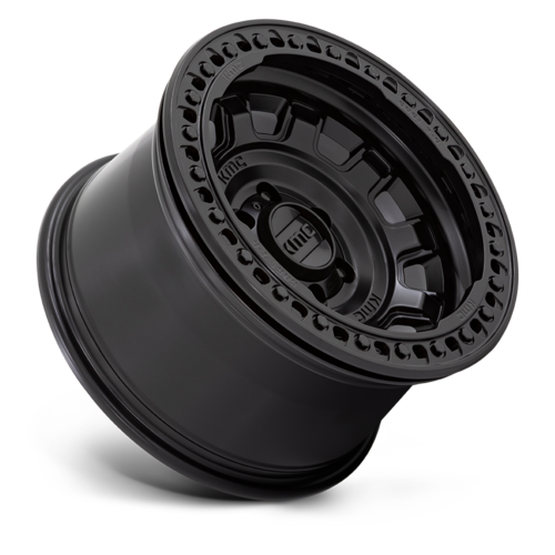 KMC KM236 Tank Beadlock 17x9 Satin Black Wheel with -38 Offset and 8x170 Bolt Pattern