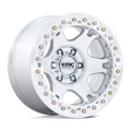 KMC KM238 VI Beadlock 17x9 Inch Wheel with Machined Finish and -38 Offset