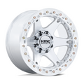KMC KM238 VI Beadlock 20x10 inch Wheel with Machined Finish, 8x165.1 Bolt Pattern, -48 Offset, 125.10 Center Bore