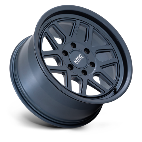 KMC MESA Forged Monoblock 18x9 Metallic Blue Wheel with -12 Offset and 6x139.7 Bolt Pattern