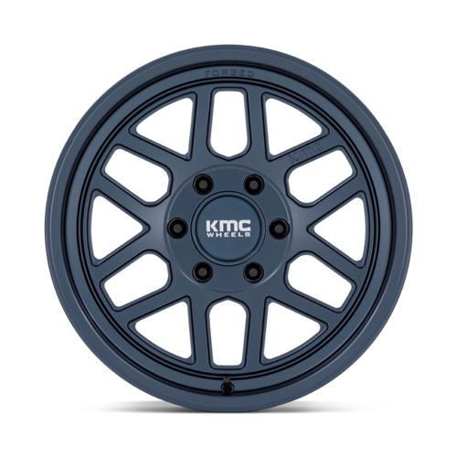 KMC MESA Forged Monoblock 18x9 Metallic Blue Wheel with -12 Offset and 6x139.7 Bolt Pattern