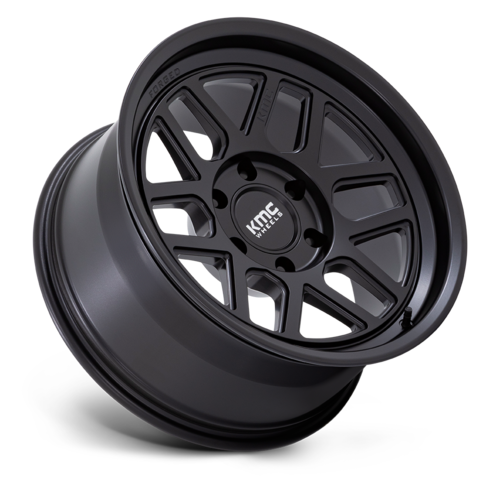 KMC MESA Forged Monoblock 18x9 Satin Black Wheel with 6x139.7 Bolt Pattern and +18 Offset