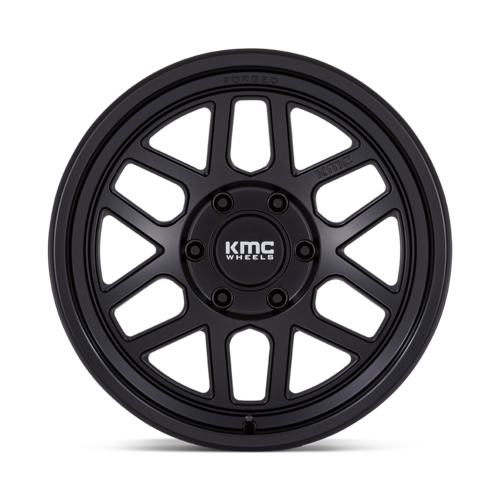 KMC MESA Forged Monoblock 18x9 Satin Black Wheel with 6x139.7 Bolt Pattern and +18 Offset