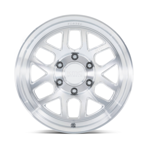 KMC KM446 Mesa Forged Monoblock 17x8.5 Wheel with 6x135 Bolt Pattern and Raw Machined Finish