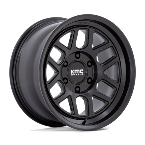 KMC MESA Forged Monoblock 17x8.5 Satin Black Wheel for 6x135 Bolt Pattern
