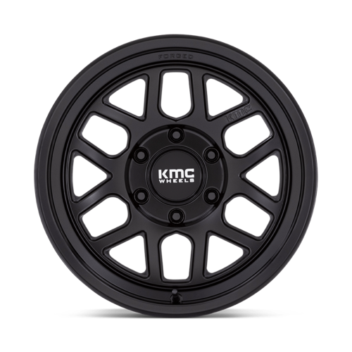 KMC MESA Forged Monoblock 17x8.5 Satin Black Wheel for 6x135 Bolt Pattern