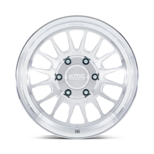 KMC Impact Forged Monoblock 17x8.5 Wheel with 6x135 Bolt Pattern and Raw Machined Finish