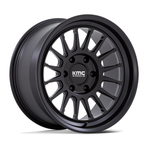 KMC Impact Forged Monoblock 17x8.5 Satin Black Wheel with 6x135 Bolt Pattern
