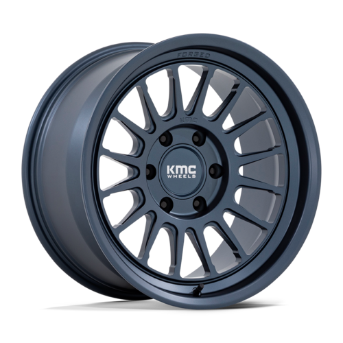 KMC Impact Forged Monoblock 17x8.5 Inch Wheel with Metallic Blue Finish, 6x139.7 Bolt Pattern, -10 Offset
