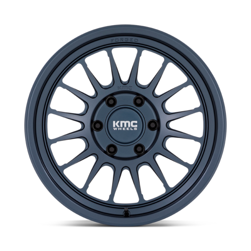 KMC Impact Forged Monoblock 17x8.5 Inch Wheel with Metallic Blue Finish, 6x139.7 Bolt Pattern, -10 Offset