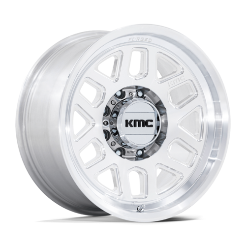KMC Mesa Forged Monoblock 18x9 Wheel with 8x180 Bolt Pattern and Raw Machined Finish