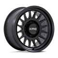 KMC Impact Forged Monoblock 18x9 Satin Black Wheel with -12 Offset and 8x165.1 Bolt Pattern