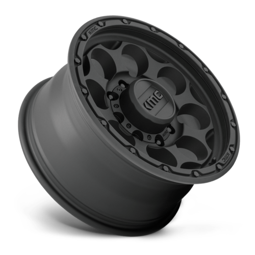 KMC KM541 Dirty Harry 17x8.5 Black Textured Wheel with 8x180 Bolt Pattern
