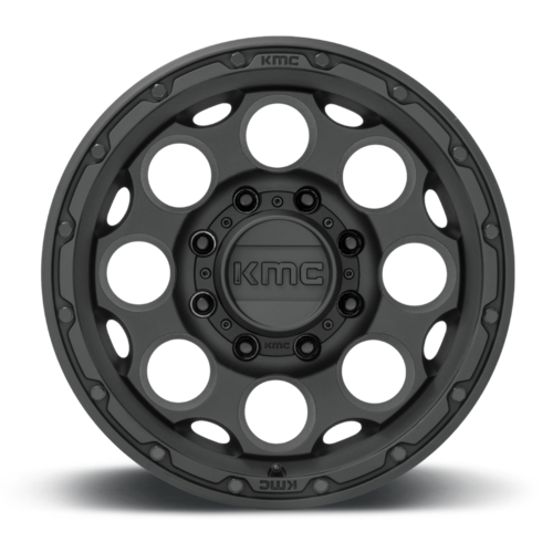 KMC KM541 Dirty Harry 17x8.5 Black Textured Wheel with 8x180 Bolt Pattern
