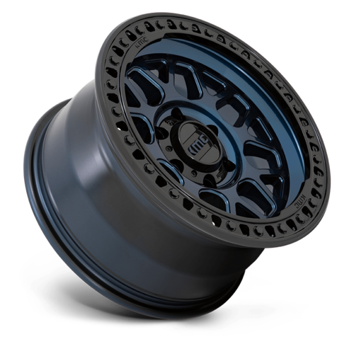 KMC KM549 GRS 20x9 Midnight Blue with Gloss Black Lip Wheel for 6x139.7 Bolt Pattern