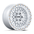 KMC AZTEC 17x8.5 Inch Silver Machined Face Alloy Wheel, 6x135 Bolt Pattern, +0 Offset