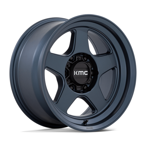 KMC KM728 LOBO 17x8.5 Metallic Blue Off-Road Wheel with -10 mm Offset