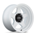 KMC KM728 LOBO 17x9 Gloss White Wheel with 5x127 Bolt Pattern and -38 Offset