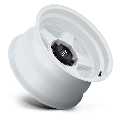 KMC KM728 LOBO 17x9 Inch Gloss White Wheel with -38 Offset and 6x139.7 Bolt Pattern