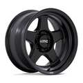 KMC KM728 LOBO 17x8.5 Matte Black Wheel with 5x127 Bolt Pattern and -10 Offset