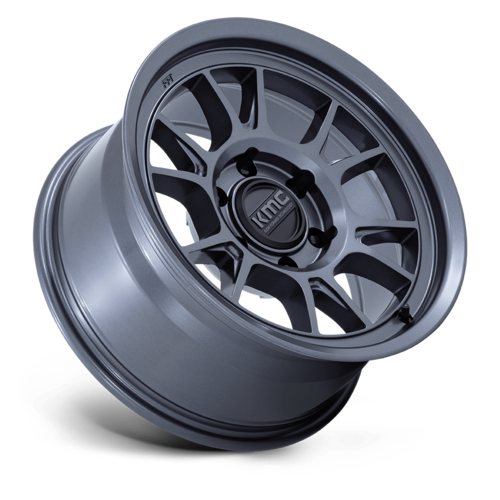 KMC KM729 Range 17x8.5 Matte Anthracite Wheel with 5x127 Bolt Pattern and -10 Offset