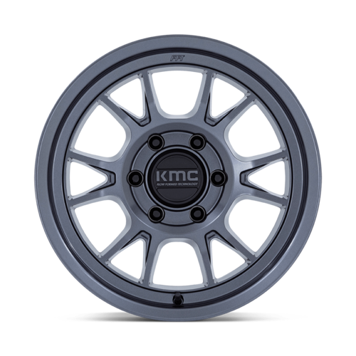 KMC KM729 Range 17x8.5 Matte Anthracite Wheel with 6x139.7 Bolt Pattern and -10 Offset