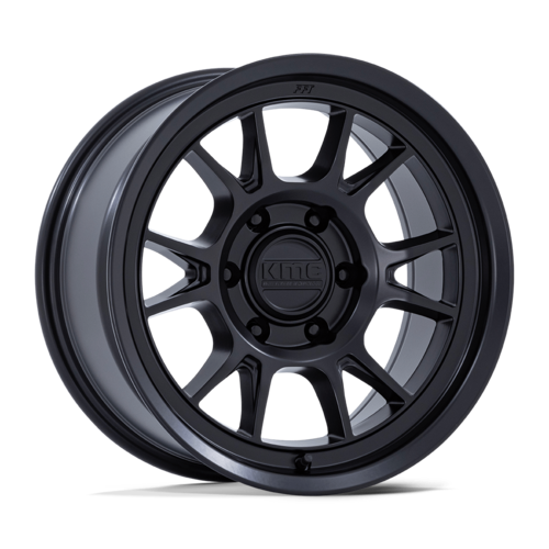 KMC KM729 Range 17x8.5 Matte Black Off-Road Wheel with 6x135 Bolt Pattern and 87.10mm Center Bore