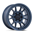KMC KM729 Range 17x8.5 Metallic Blue Off-Road Wheel with 6x139.7 Bolt Pattern and -10 Offset