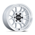 KMC Range 17x8.5 Inch Wheel - 6x135 Bolt Pattern, +0 Offset, Gloss Silver Machined Face