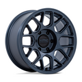 KMC KM730 Hatchet 17x8.5 Inch Metallic Blue Wheel with 6x139.7 Bolt Pattern and -10 Offset