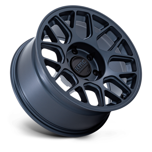 KMC KM730 Hatchet 17x8.5 Inch Metallic Blue Wheel with 6x139.7 Bolt Pattern and -10 Offset