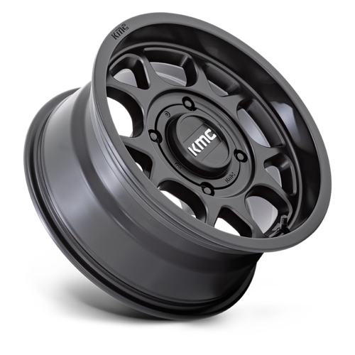KMC Powersports KS137 Toro S UTV 15x7 Satin Black Wheel with 4x156 Bolt Pattern and 10mm Offset