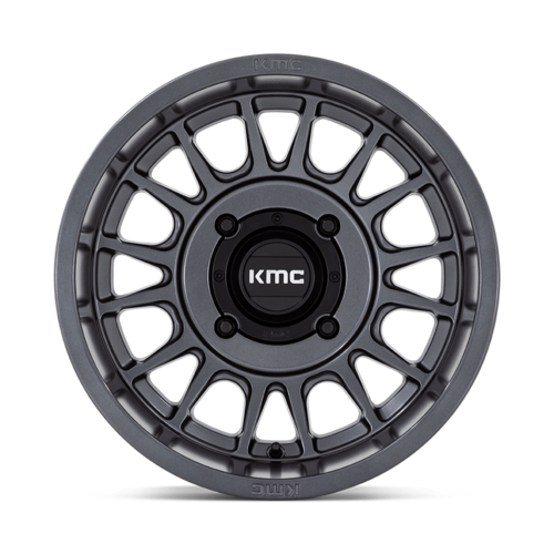 KMC Powersports Impact UTV 15x10 Wheel with 4x137 Bolt Pattern, Anthracite Finish