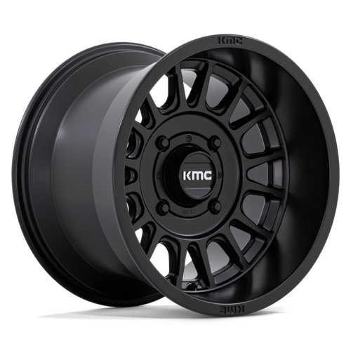 KMC Powersports KS138 Impact UTV 15x10 Satin Black Wheel with 4x156 Bolt Pattern and 115.10 Center Bore