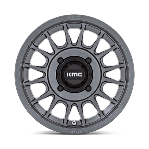 KMC Powersports Impact UTV 15x7 Wheel with 4x137 Bolt Pattern and Anthracite Finish