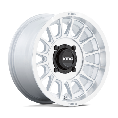 KMC Powersports KS138 Impact UTV 15x7 Silver with Machined Face, 4x137 Bolt Pattern, +10 Offset