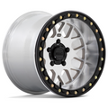 KMC Powersports KS235 Grenade UTV Beadlock Wheel – 15x10 Inches, 4x156 Bolt Pattern, Machined Finish