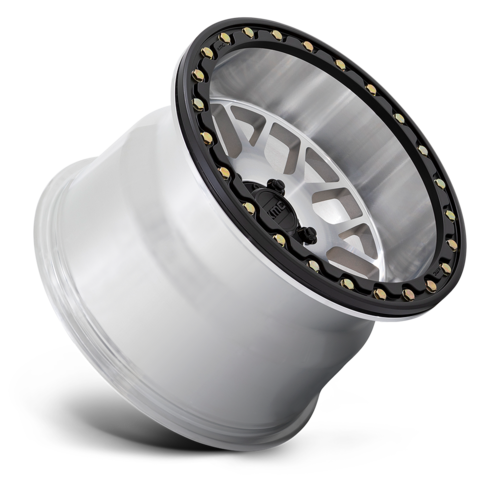 KMC Powersports KS235 Grenade UTV Beadlock 14x7 Wheel with Machined Finish